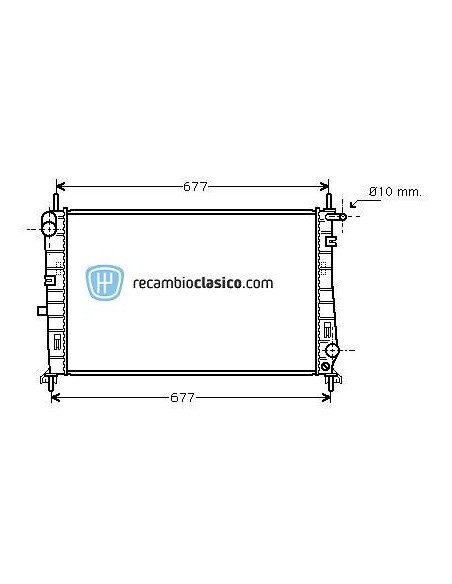 Comprar Radiador refrigeración FORD Mondeo I 1.8 TD 93- online