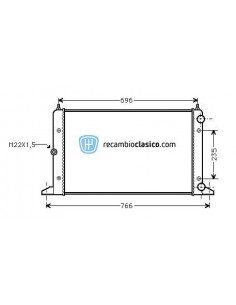 Comprar Radiador refrigeración VW Sharan 1.9 TDi 95- online