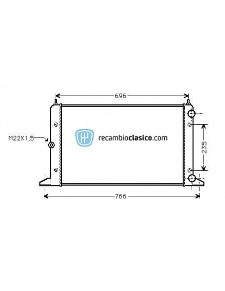 Comprar Radiador refrigeración VW Sharan 1.9 TDi 95- online