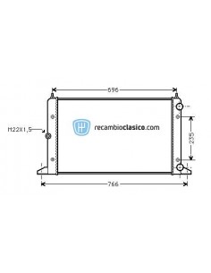 Comprar Radiador refrigeración FORD Galaxy 1.9 TDi 95- online