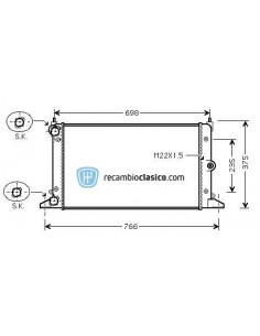 Comprar Radiador refrigeración FORD Galaxy 2.0 95-06 online