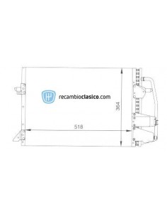 Comprar Condensador aire acondicionado FORD Escort / ORION 91-