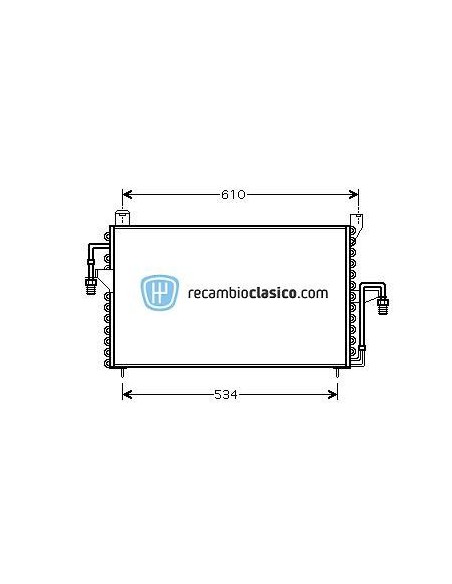 Comprar Condensador aire acondicionado FORD Escort/ORION 86-