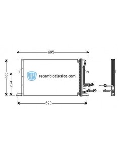 Comprar Condensador aire acondicionado FORD Mondeo 93-97 online