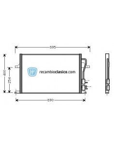 Comprar Condensador aire acondicionado FORD Mondeo 97- online