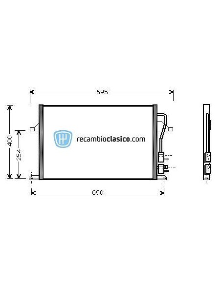 Comprar Condensador aire acondicionado FORD Mondeo 97- online