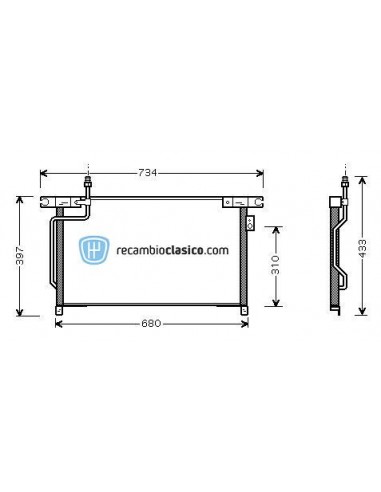 Comprar Condensador aire acondicionado NISSAN Terrano II 93-