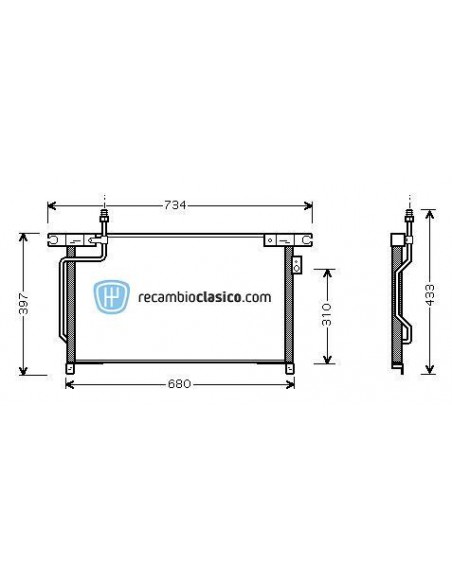 Comprar Condensador aire acondicionado NISSAN Terrano II 93-