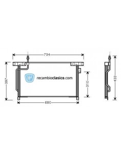 Comprar Condensador aire acondicionado FORD Maverick 93- online
