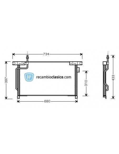 Comprar Condensador aire acondicionado FORD Maverick 93- online