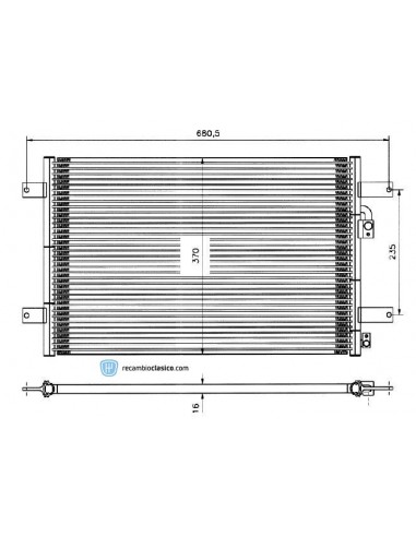 Comprar Condensador aire acondicionado VW Sharan 95- online