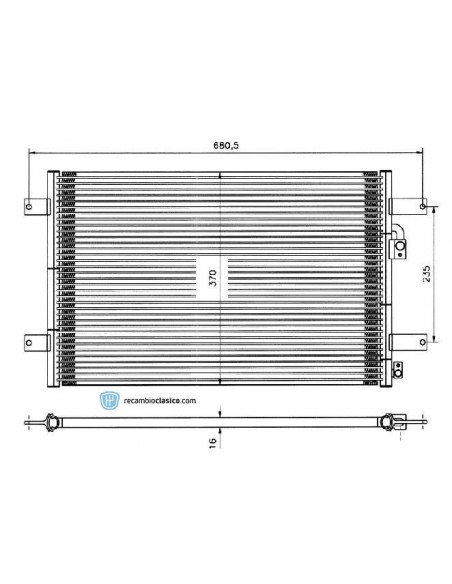 Comprar Condensador aire acondicionado SEAT ALHAMBRA 95- online
