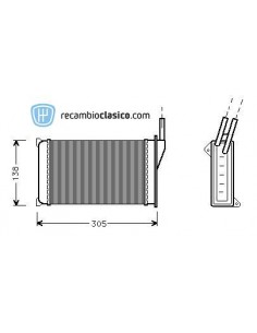 Comprar radiador de calefacción FORD Escort III/IV -90 online