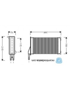 Comprar radiador de calefacción FORD Sierra / Escort V -90