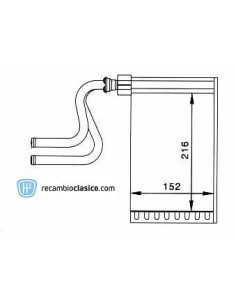 Comprar radiador de calefacción FORD Mondeo