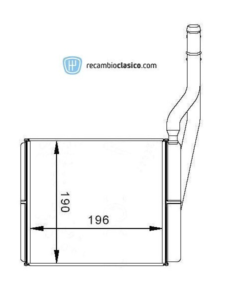 Comprar radiador de calefacción FORD Focus