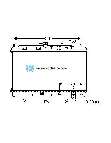 Comprar Radiador refrigeración HONDA Civic III 88-91 Denso