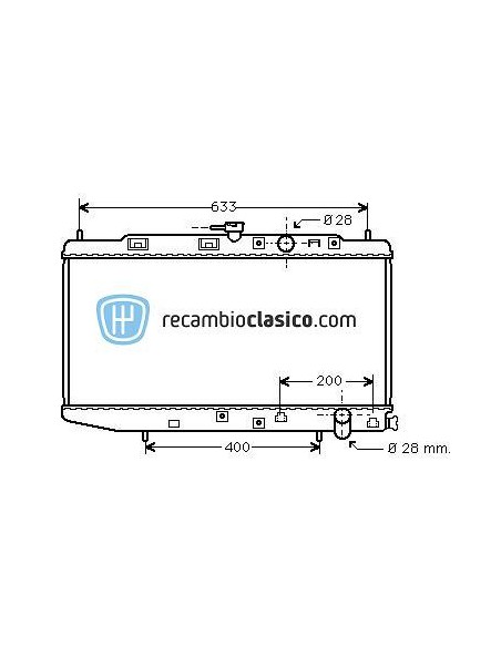 Comprar Radiador refrigeración HONDA Civic 1.5/1.6 AC TOYO 88-