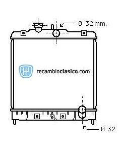 Comprar Radiador refrigeración HONDA Civic 1.6i VTI 92- 160 CV.