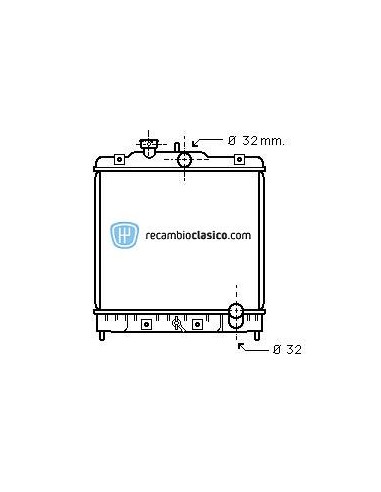 Comprar Radiador refrigeración HONDA Civic 1.6i VTI 92- 160 CV.
