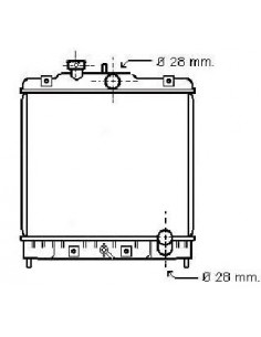 Comprar Radiador refrigeración HONDA Civic 1.3/1.5 91- DENSO //