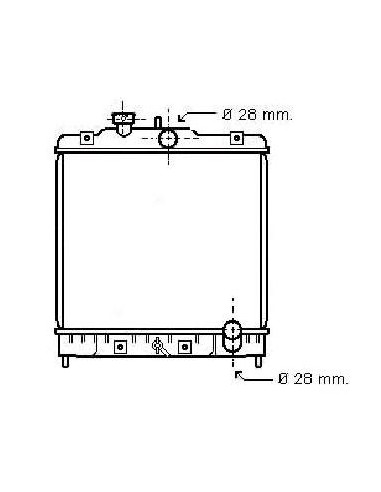 Comprar Radiador refrigeración HONDA Civic 1.3/1.5 91- DENSO //