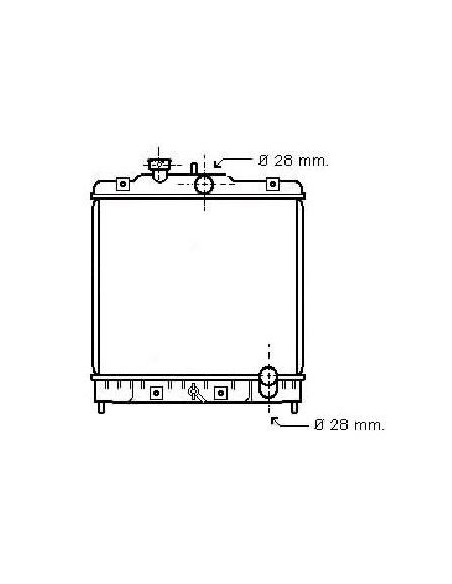 Comprar Radiador refrigeración HONDA Civic 1.3/1.5 91- DENSO //