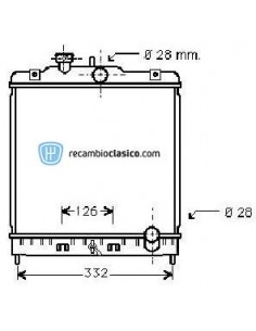 Comprar Radiador refrigeración HONDA Civic 1.3/1.5 Toyo/Denso