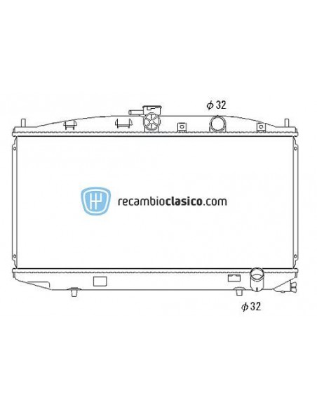 Comprar Radiador refrigeración HONDA Civic 1.6 VTEC 89- online