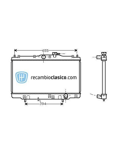 Comprar Radiador refrigeración HONDA Accord 2.0/2.2 91-98 online