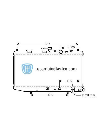 Comprar Radiador refrigeración HONDA Civic III A.C. 87-91