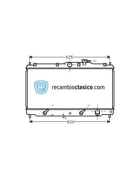 Comprar Radiador refrigeración HONDA Accord III 2.0i/2.2i 16v Comprar Radiador refrigeración HONDA Accord III 2.0i/2.2i 16v