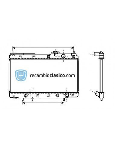 Comprar Radiador refrigeración HONDA CR-V I 2.0 16V 95-99 Cx.