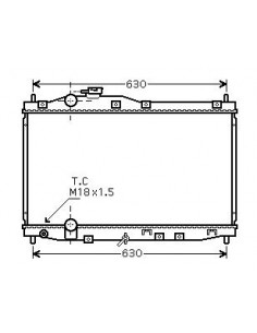 Comprar Radiador refrigeración HONDA S2000 2.0i 16v 99-