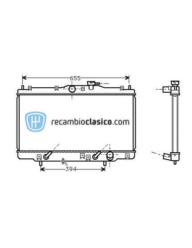 Comprar Radiador refrigeración HONDA Prelude V 2.0i 16v / 2.2i