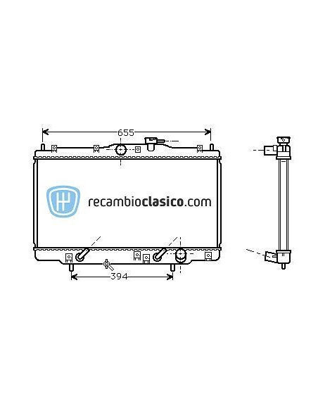 Comprar Radiador refrigeración HONDA Prelude V 2.0i 16v / 2.2i