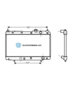 Comprar Radiador refrigeración HONDA CR-V I 2.0 16V 95-99 online
