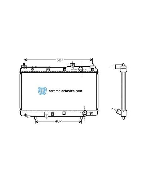 Comprar Radiador refrigeración HONDA CR-V I 2.0 16V 95-99 online