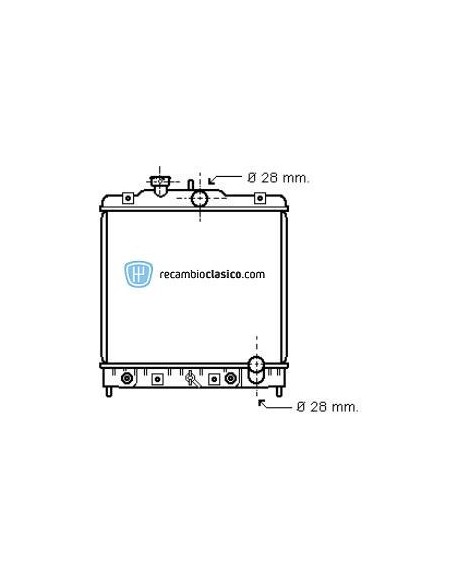 Comprar Radiador refrigeración ROVER 416 AUT. online