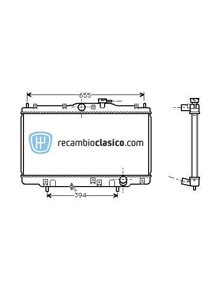 Comprar Radiador refrigeración HONDA Accord 2.0/2.2 91-98 online