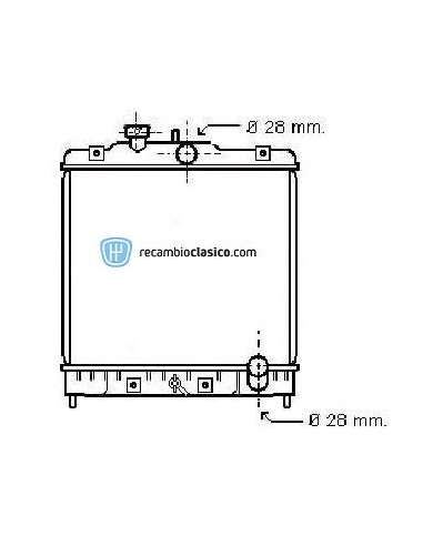 Comprar Radiador refrigeración HONDA Civic 1.3/1.5 91- DENSO //