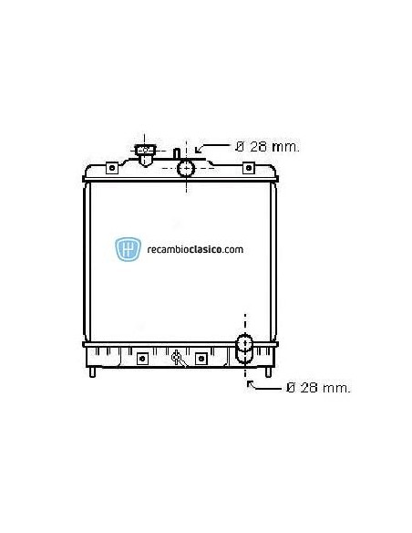 Comprar Radiador refrigeración HONDA Civic 1.3/1.5 91- DENSO //