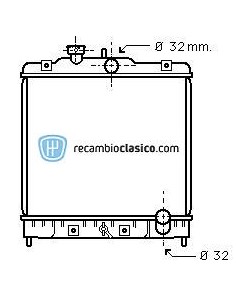 Comprar Radiador refrigeración HONDA Civic 1.6i VTI 92- 160 CV.