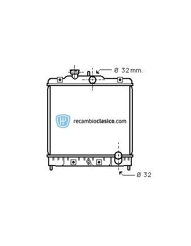 Comprar Radiador refrigeración HONDA Civic 1.6i VTI 92- 160 CV.
