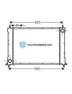Comprar Radiador refrigeración HONDA CONCERTO 89-95 online