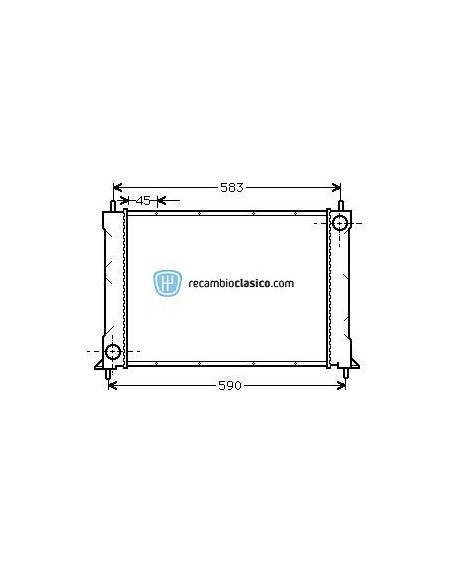 Comprar Radiador refrigeración HONDA CONCERTO 89-95 online