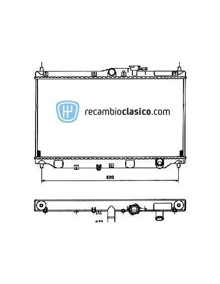 Comprar Radiador refrigeración ROVER 618 / 620 1.8/2.0 93-99