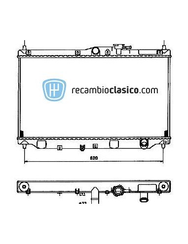 Comprar Radiador refrigeración HONDA Accord 1.8/2.0 89-98 online