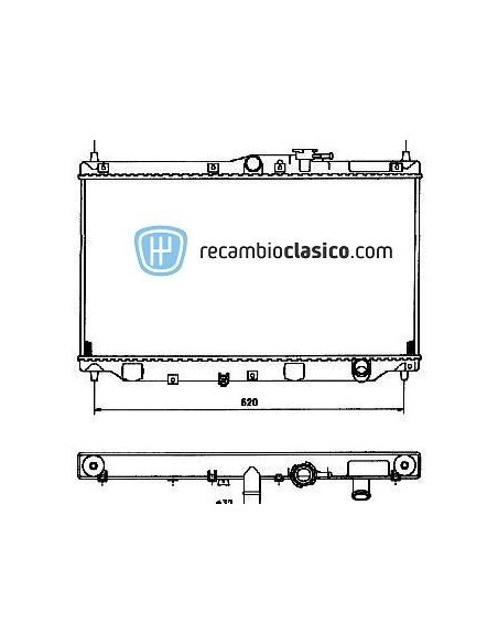 Comprar Radiador refrigeración HONDA Accord 1.8/2.0 89-98 online