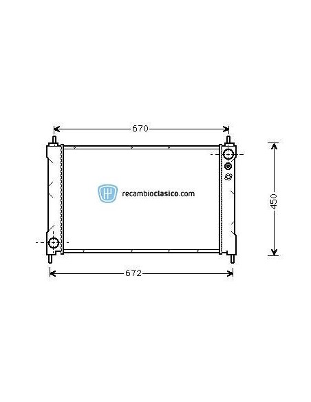 Comprar Radiador refrigeración HONDA Legend 2.5i 87- online
